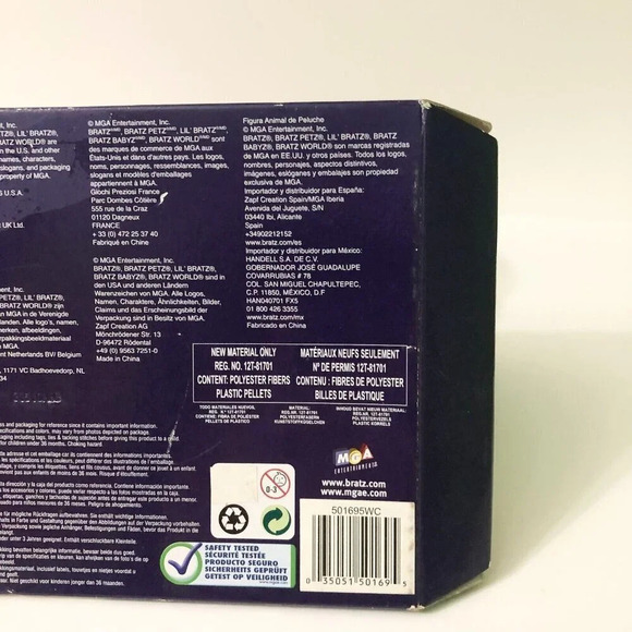 Bratz Petz Stuffed Animal Plush Monkey Jinxy Damaged Box - Picture 12 of 16